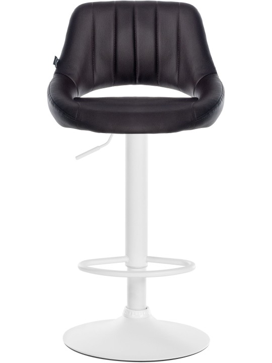 Sada 2 barových stoličiek Milet z umelej kože W, hnedá