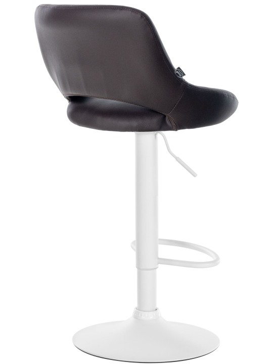 Sada 2 barových stoličiek Milet z umelej kože W, hnedá