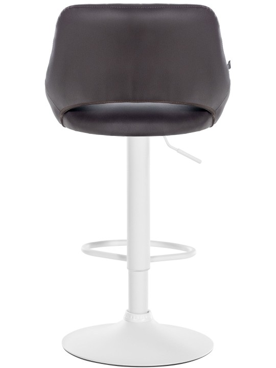 Sada 2 barových stoličiek Milet z umelej kože W, hnedá