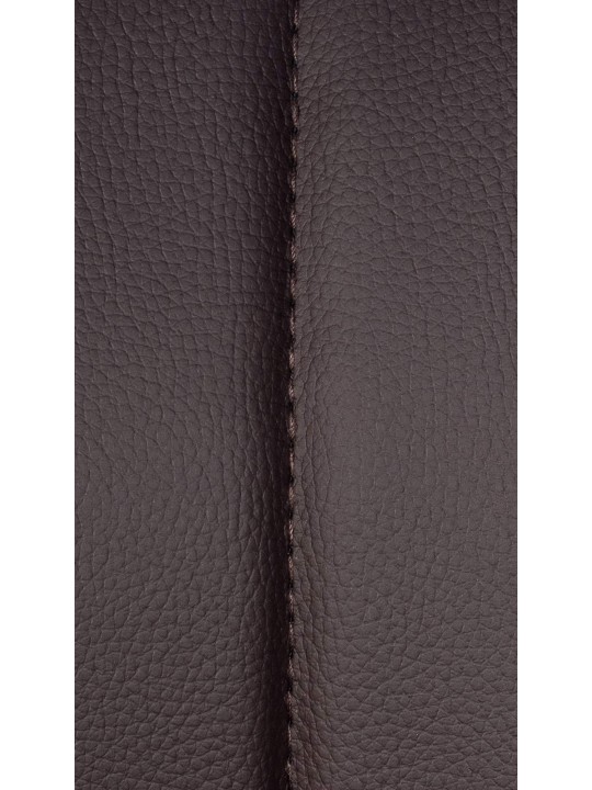 Sada 2 barových stoličiek Milet z umelej kože W, hnedá