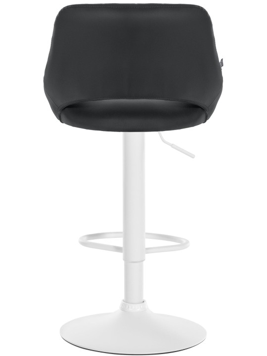 Sada 2 barových stoličiek Milet z umelej kože W, čierna