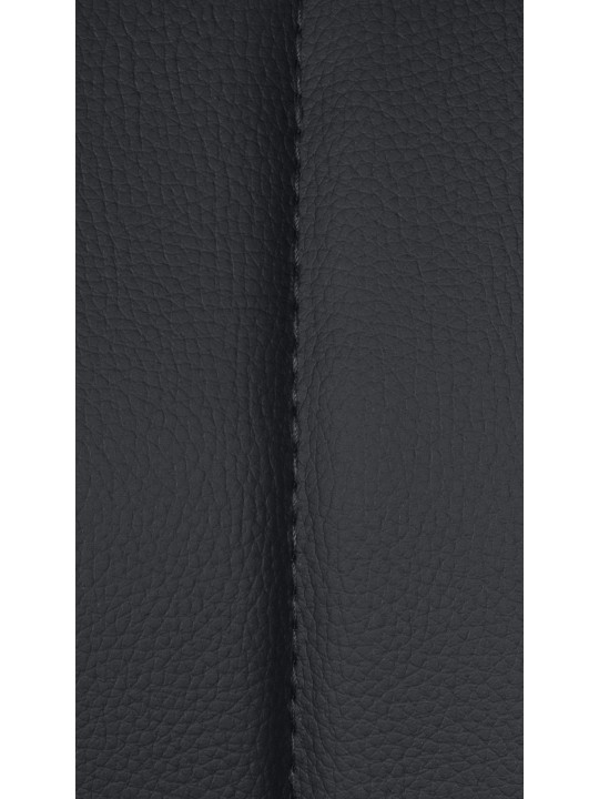 Sada 2 barových stoličiek Milet z umelej kože W, čierna