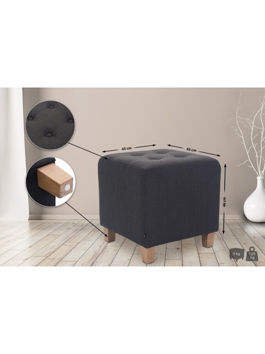 Faraónska stolička, starožitné svetlo, tmavosivá