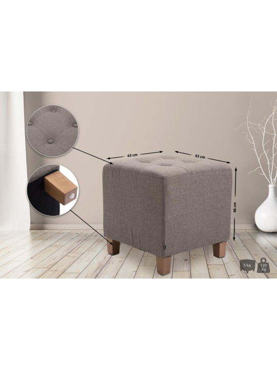 Faraónska stolička, starožitné svetlo, šedohnedá