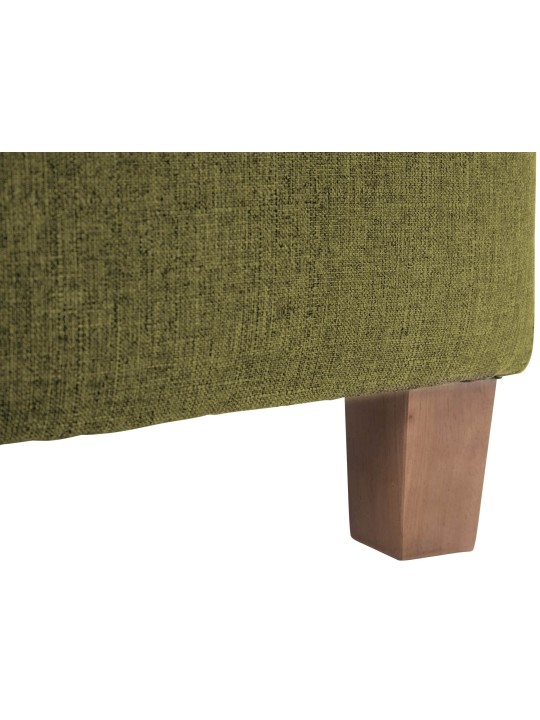 Faraónska stolička, starožitné svetlo, zelená