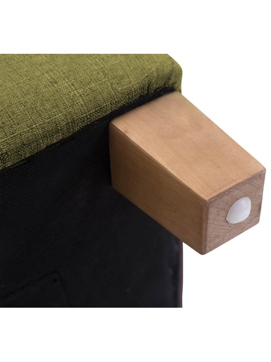 Faraónska stolička, starožitné svetlo, zelená