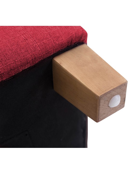 Faraónska stolička, starožitné svetlo, červená