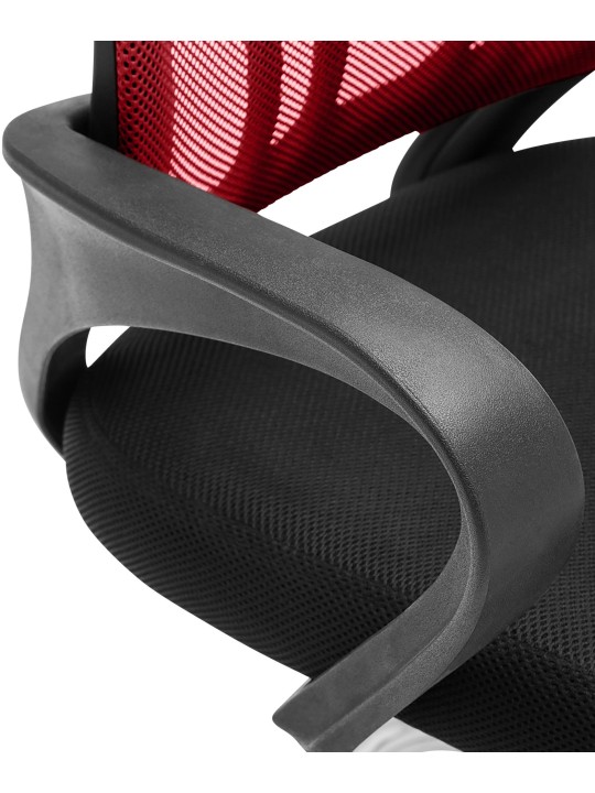 Kreslo pre návštevníkov Eureka, červená