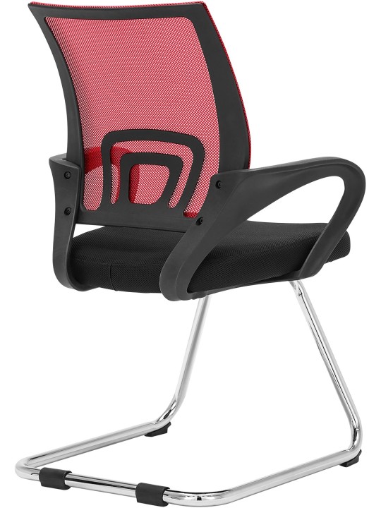 Kreslo pre návštevníkov Eureka, červená