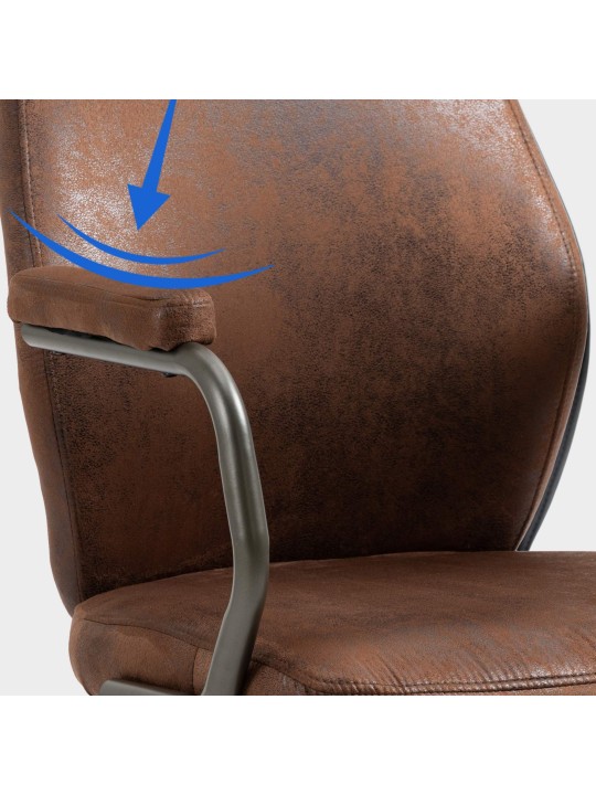Kancelárske kreslo Pocatello, koňaková