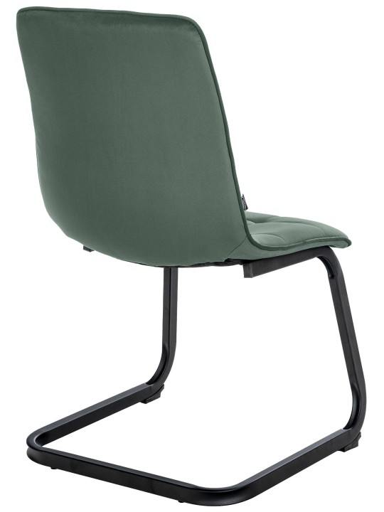 Sada 2 jedálenských stoličiek Vermont velvet, tmavozelená
