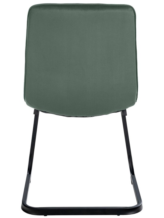 Sada 2 jedálenských stoličiek Vermont velvet, tmavozelená