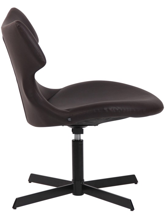 Lehátko Welland z umelej kože, hnedá