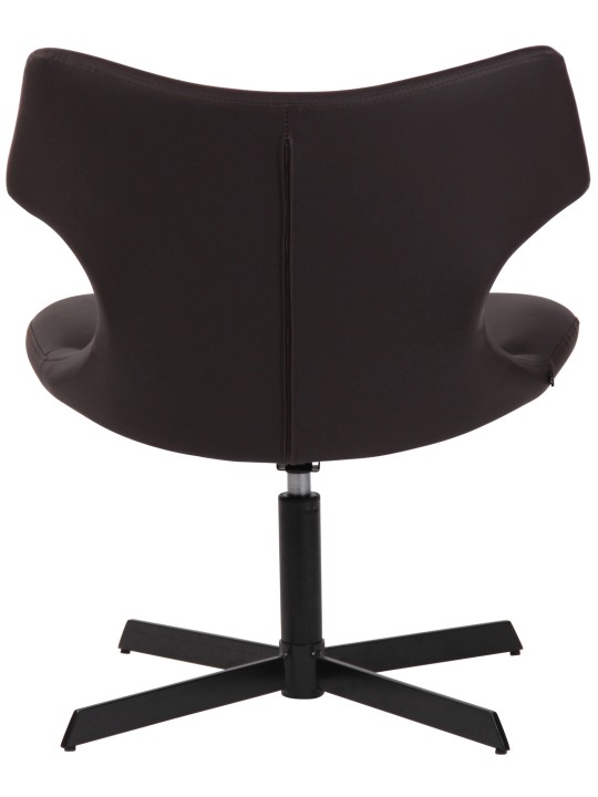 Lehátko Welland z umelej kože, hnedá