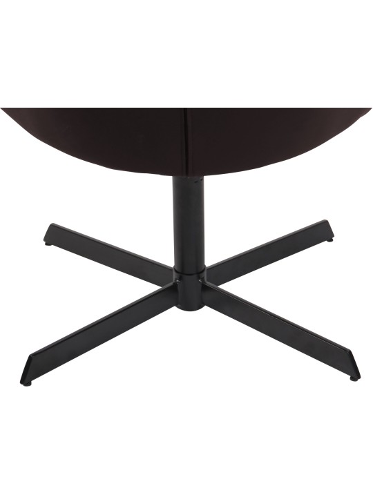 Lehátko Welland z umelej kože, hnedá