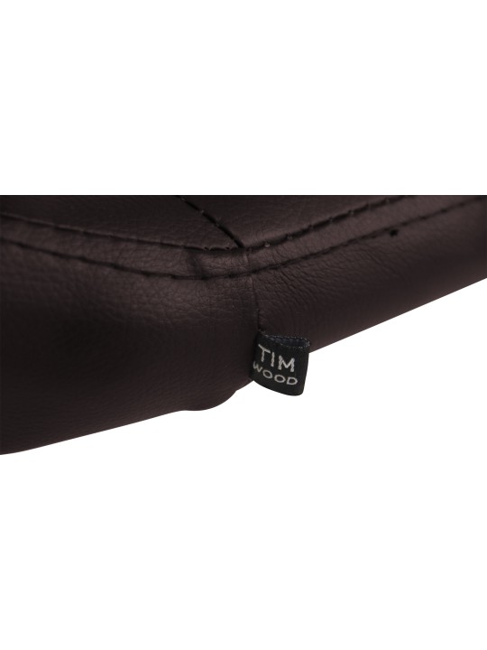 Lehátko Welland z umelej kože, hnedá