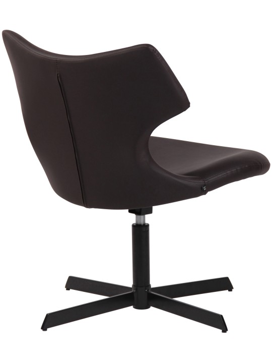 Lehátko Welland z umelej kože, hnedá