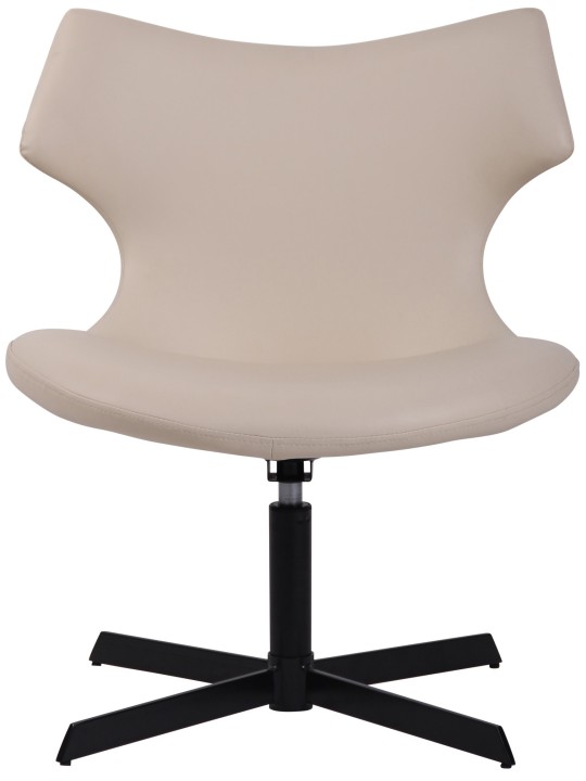 Lehátko Welland z umelej kože, krémová