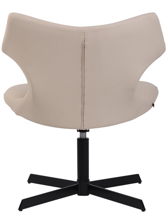 Lehátko Welland z umelej kože, krémová