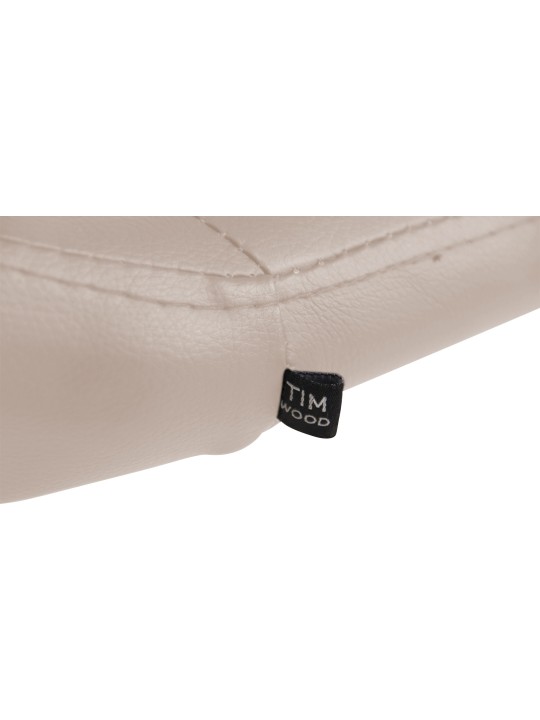 Lehátko Welland z umelej kože, krémová