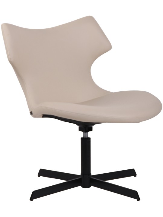 Lehátko Welland z umelej kože, krémová