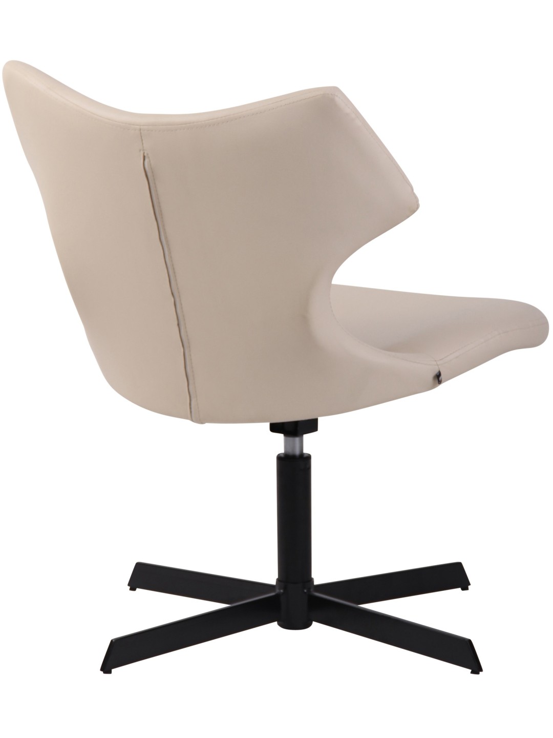 Lehátko Welland z umelej kože, krémová