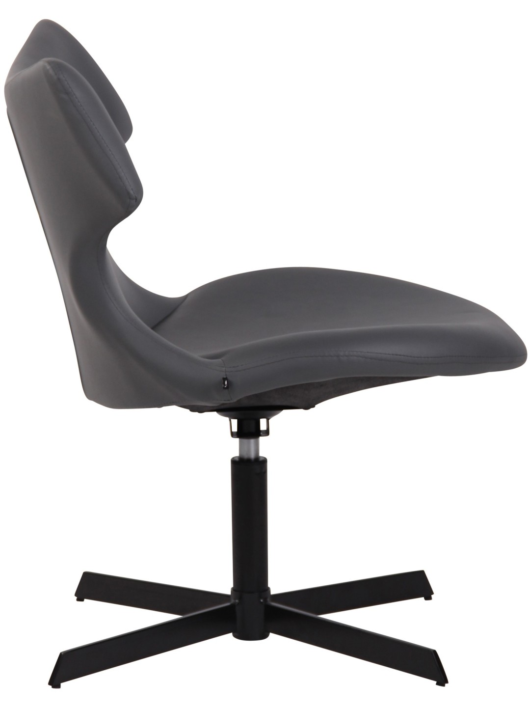 Lehátko Welland z umelej kože, sivá