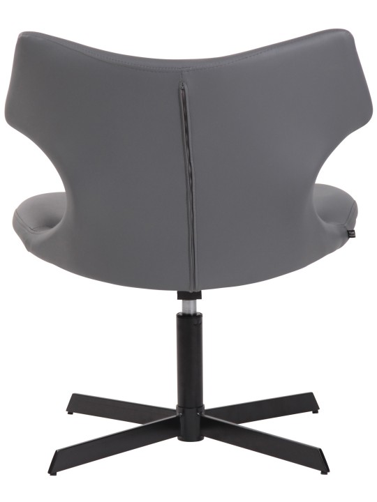 Lehátko Welland z umelej kože, sivá