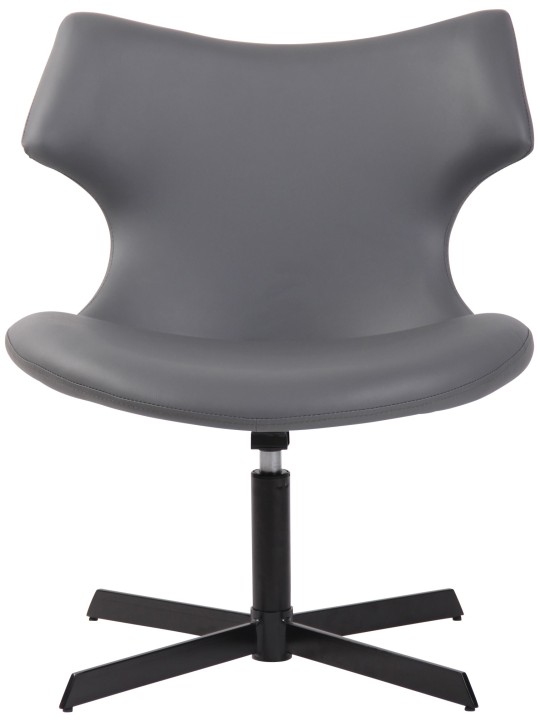 Lehátko Welland z umelej kože, sivá