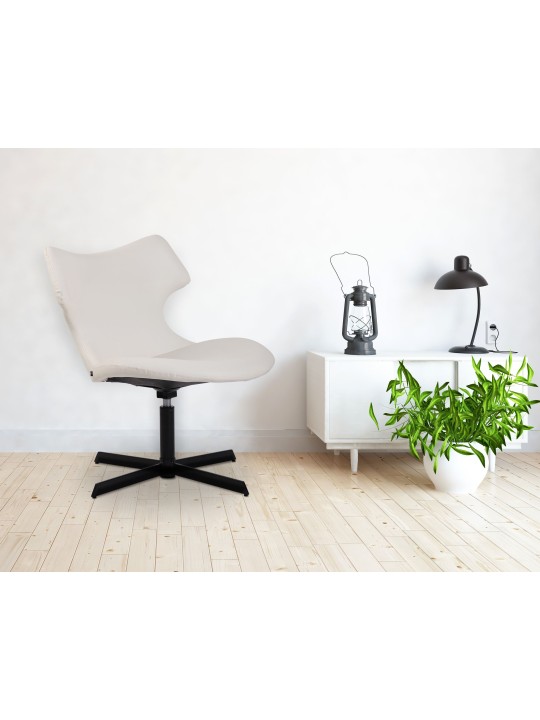 Lehátko Welland z umelej kože, biela