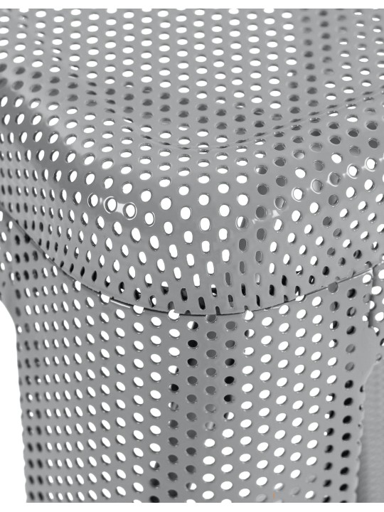 Sada 4 barových stoličiek Fletcher, strieborná