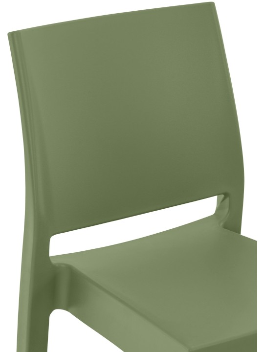 Sada 2 barových stoličiek Maya, olivová