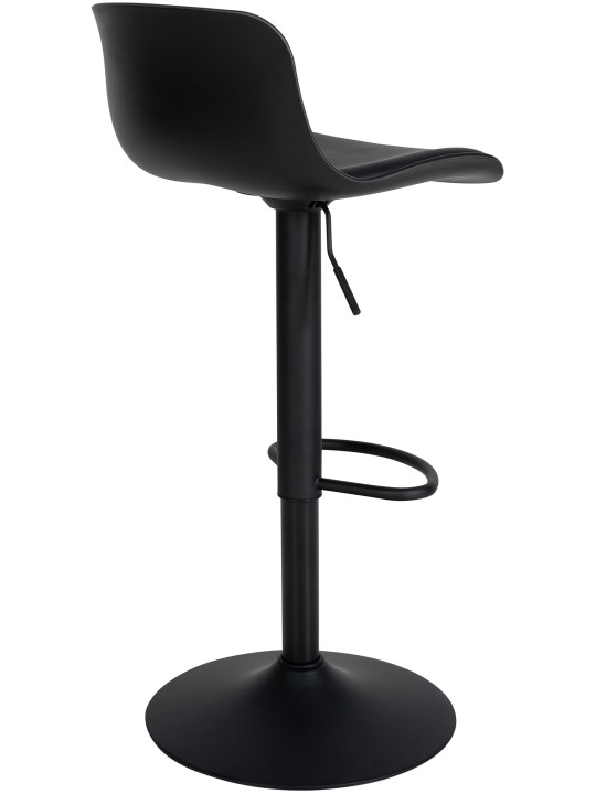 Sada 2 barových stoličiek Almada z umelej kože, čierna