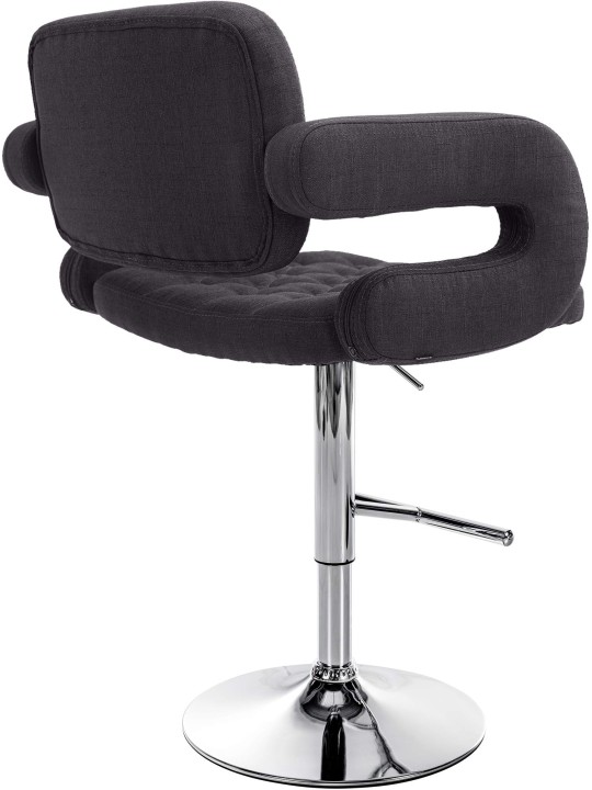 Sada 2 barových stoličiek Dublin fabric C, čierna