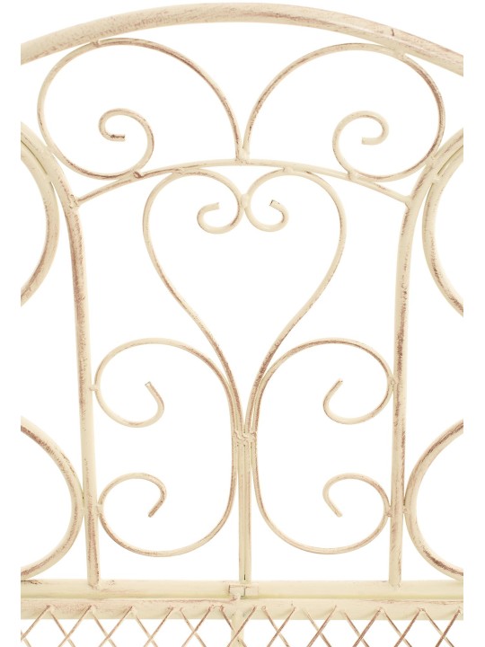 Záhradná lavica Tara, antická krémová