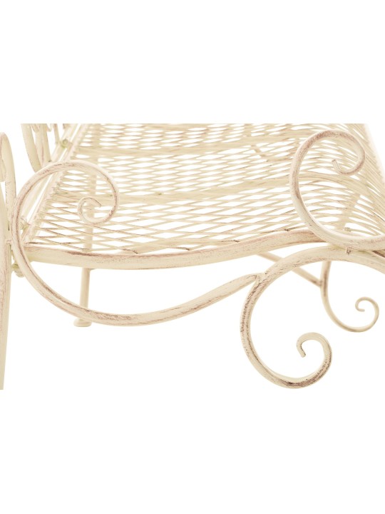 Záhradná lavica Tara, antická krémová