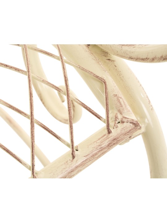 Záhradná lavica Tara, antická krémová