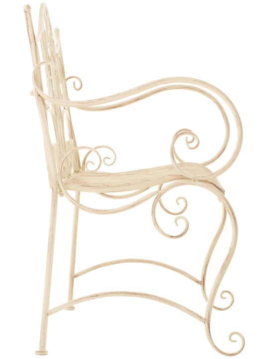 Záhradná lavica Tara, antická krémová