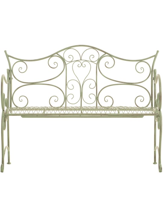 Záhradná lavica Tara, antická zelená