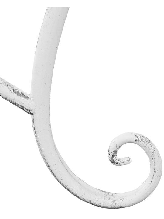 Záhradná lavica Tara, antická biela