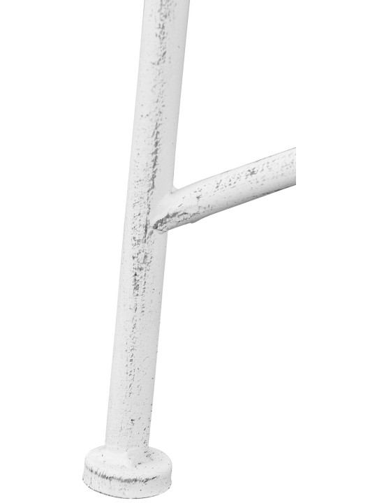 Záhradná lavica Tara, antická biela