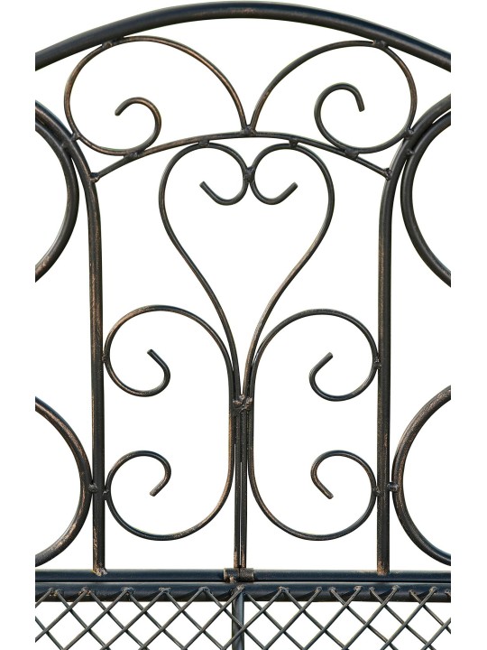 Záhradná lavica Tara, bronzová