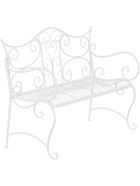 Záhradná lavica Tara, biela