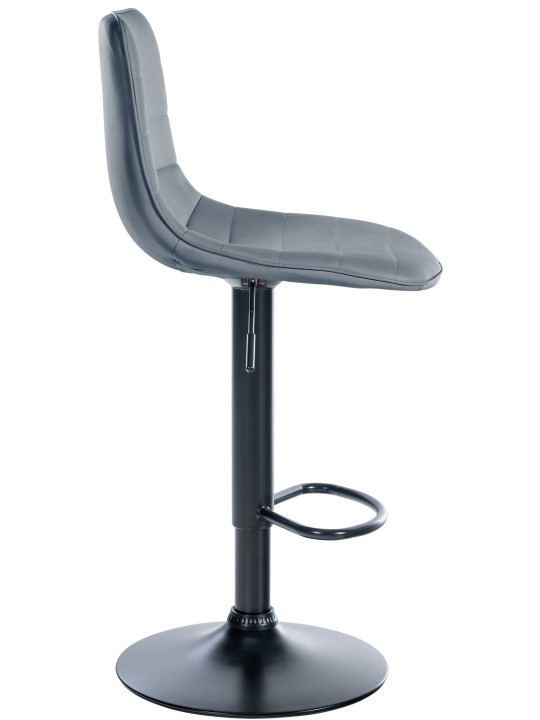 Sada 2 barových stoličiek Lex umelá koža B, sivá