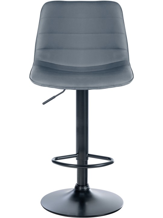 Sada 2 barových stoličiek Lex umelá koža B, sivá