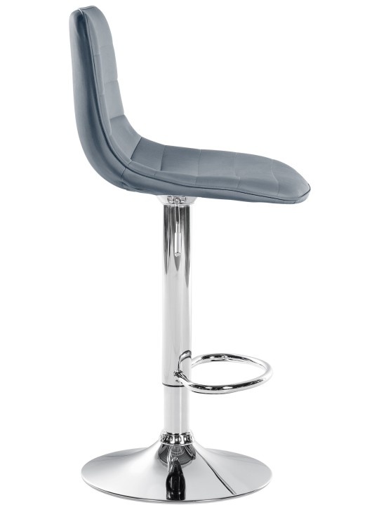 Súprava 2 barových stoličiek Lex umelá koža C, sivá