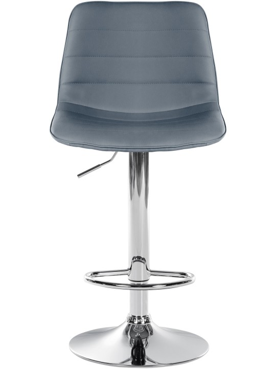 Súprava 2 barových stoličiek Lex umelá koža C, sivá