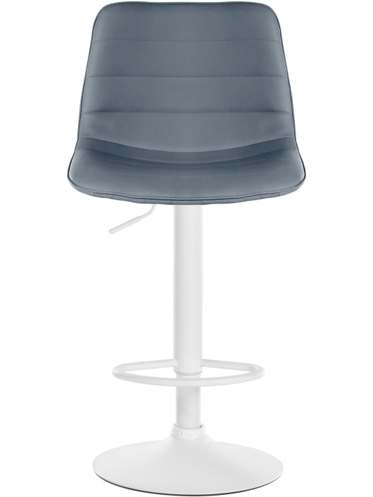 Sada 2 barových stoličiek Lex umelá koža W, sivá