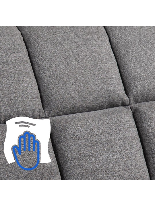 Kreslo Andover látka, sivá