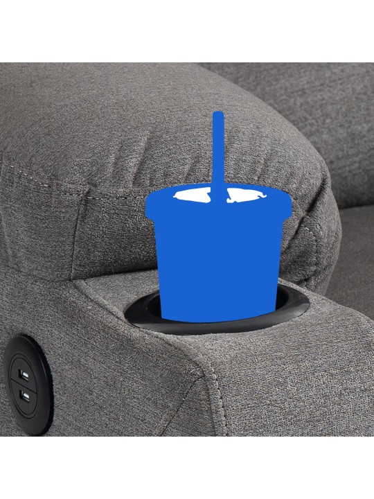 Kreslo Andover látka, sivá